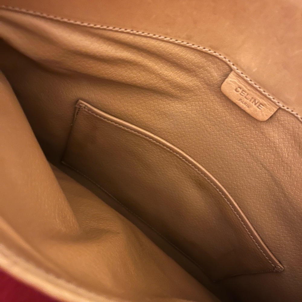 Beautiful, classic canvas authentic Celine clutch or shoulder bag or Crossbody🤎 - Picture 5 of 11